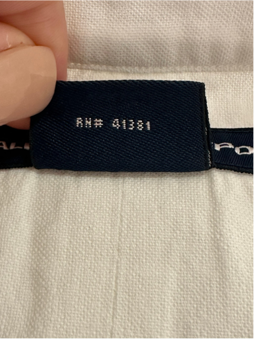 Vintage Ralph Lauren Sport Women’s 14 White Oxford Crest Contrast Collar Shirt - Picture 11 of 13